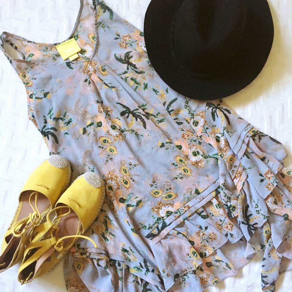Anthropologie floral dress